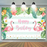 Flamingo Foto-Shooting Hintergrund Ananas Blume Palme